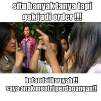 Awas, bisa jadi salah satu penjual olshop adalah anak Menteri Perdagangan. Foto: Instagram