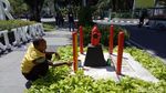 Before-After Fire Hydrant di Golkar DKI dari Kuning Jadi Merah