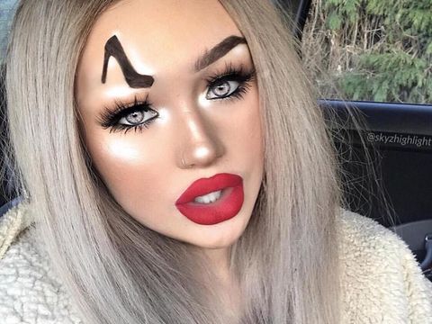 Tren Kecantikan Aneh: Bulu Mata Ombre dan Alis High-heels