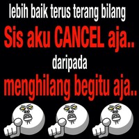 Dari pada menghilang tanpa kabar akan lebih bijaksana jika pembeli terus terang kalau nggak jadi pesan. Foto: Instagram