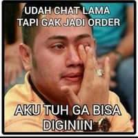 Rasanya ingin nangis saat ada orang kebanyakan tanya tapi akhirnya nggak beli. Foto: Instagram