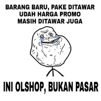 Pembeli yang hobi tawar menawar lebih baik cari barang ke pasar. Foto: Instagram