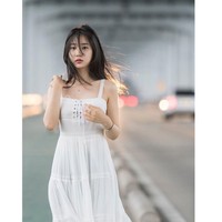 Mengenakan dress putih, Jae Eun pun terlihat anggun. Foto: Instagram