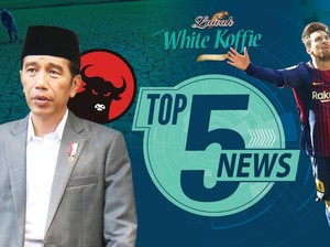 Aksi Messi di Liga Champions, PDIP Cari Pendamping Jokowi
