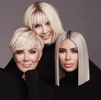 Nenek Kim Kardashian, Mary Jo Campbell tampil awet muda saat tampil menjadi model untuk produk concealer terbaru dari brand kosmetik Kim Kardashian KKW Beauty. Foto: Instagram
