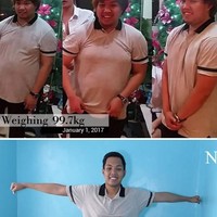 Diet air putih juga dilakukan Youtuber ArwayneColomaTV. Arwayne memutuskan mencoba diet air putih karena hanya beberapa pakaian saja yang muat ia kenakan, akibat tubuhnya menggemuk. Ia mengaku turun berat badan sebanyak 15 kg selama menjalani diet 10 hari. Sempat berhenti diet, ia lalu melanjutkan lagi diet air putih selama 15 hari dan bobotnya kini menjadi 63 kg dari 95 kg. Total, berat badan Arwayne turun 32 kg. Ia juga memperingatkan jangan coba-coba melakukan diet ini tanpa pengawasan medis. Foto: Screenshot Youtube