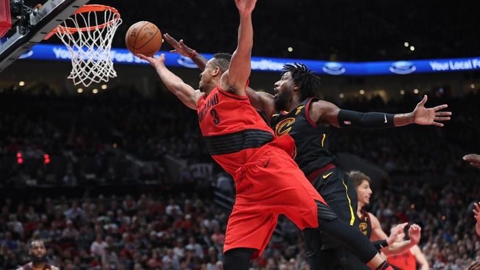 Clevelad Cavaliers tumbang di kandang Portland Trail Blazers (Jaime Valdez-USA TODAY Sports) Clevelad Cavaliers tumbang di kandang Portland Trail Blazers (Jaime Valdez-USA TODAY Sports)