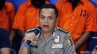 Kombes Pol Sulistyo Pudjo memberikan penjelasan terkait pengungkapan kasus peredaran uang palsu.