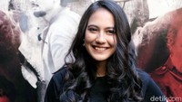 Pevita Pearce saat ditemui di kawasan Kemang, Jakarta Selatan pada Kamis (15/3). Pool/Ismail/detikFoto.
