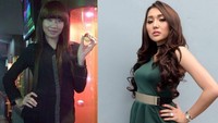 Santer dugaan Lucinta Luna dulunya pria, belum lama ini beredar penampilan lamanya (kiri). Foto: Dok. detikHOT; Ist