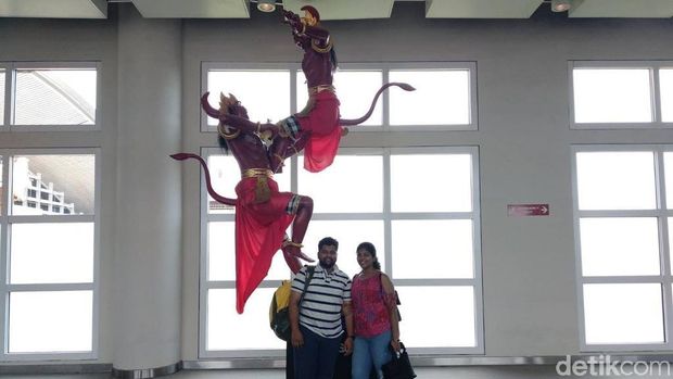 5 Ogoh-ogoh Bikin Heboh Bandara Ngurah Rai Bali Jelang Nyepi