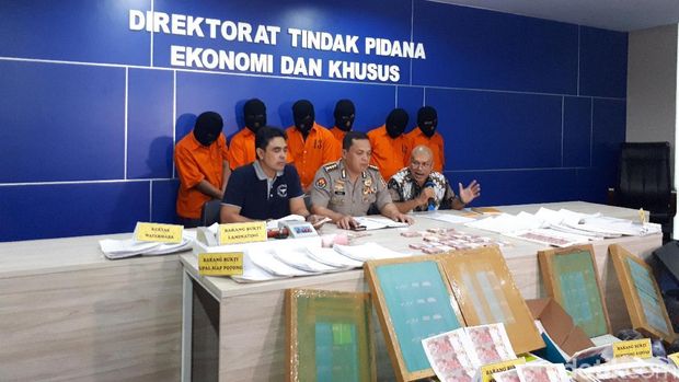 Bareskrim Tangkap Sindikat Pengedar Uang Palsu Jakarta-Bogor