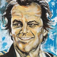 Ronnie Wood. Gitaris The Rolling Stones ini sejak kecil sudah eksis di dunia lukis, buktinya hasil lukisannya berhasil masuk ke dalam acara Sketch Club yang ditayangkan BBC. Lukisannya yang paling terkenal adalah muka aktor Jack Nicholson, serta gambar kuda Pegasus Foto: istimewa