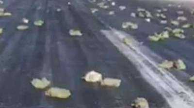 Penampakan Emas 3 Ton yang Jatuh dari Langit Rusia