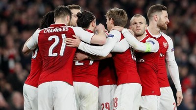Foto: Arsenal Lewati Milan, Maju ke Delapan Besar Liga Europa