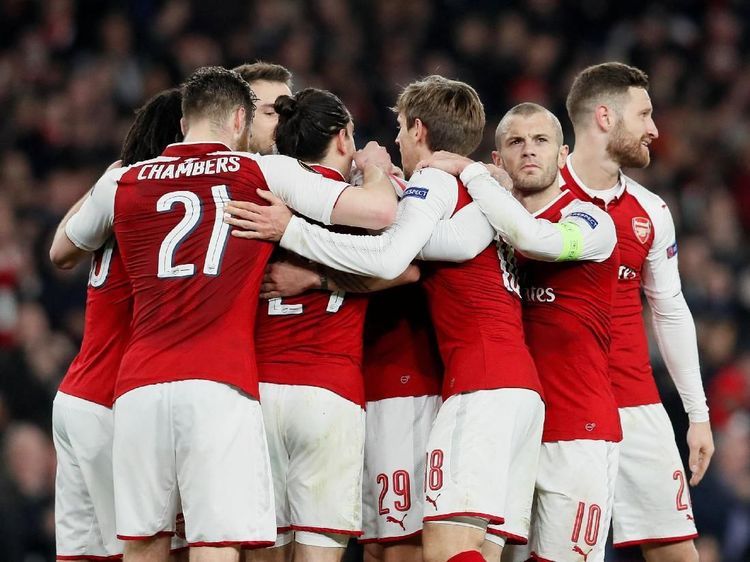 Foto: Arsenal Lewati Milan, Maju ke Delapan Besar Liga Europa