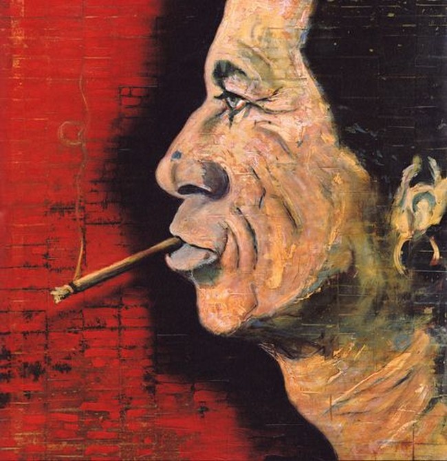 Yang aku suka adalah melukis wajah seseorang, yaitu matanya. Karena kamu ingin menemukan emosinya, dengan melihat apa yang tersirat di balik matanya, ujar Johnny Depp kepada Vanity Fair. Salah satu orang yang ia lukis adalah Keith Richards, sosok yang sangat ia kagumi. Foto: istimewa