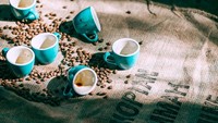 Pendiri Jeffreys Coffee, Alexey Karanyuk meyakini orang Rusia sudah bosan dan mulai mencari budaya mereka sebagai inspirasi kedai kopi. Kami ingin sesuatu yang bersifat Rusia, ujar Alexey. Foto: Moscow Coffee Book