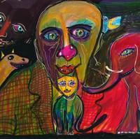 Anthony Hopkins memulai karir melukisnya sejak 13 tahun lalu berkat dukungan sang istri, Stella. Kini lukisan akriliknya laris di pasaran dengan kisaran harga USD 4000 sampai USD 80 ribu. Foto: istimewa