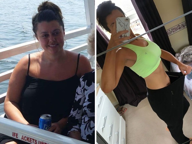 Saat muda, Charlotte Mears selalu bertubuh langsing. Tapi begitu menginjak usia 20-an, gaya hidupnya jadi tidak sehat. Ia sering makan malam di restoran dan jadi jarang olahraga, yang mengakibatkan bobotnya menjadi 94 kg. Dengan tinggi 167 cm, Charlotte termasuk obesitas. Merasa tidak nyaman, Charlotte memutuskan diet dengan makan sehat, olahraga rutin dan minum 5 liter air putih setiap hari. Setelah 6 bulan, berat badannya pun turun menjadi 57 kg. Foto: Dok. Express.co.uk