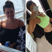 Saat muda, Charlotte Mears selalu bertubuh langsing. Tapi begitu menginjak usia 20-an, gaya hidupnya jadi tidak sehat. Ia sering makan malam di restoran dan jadi jarang olahraga, yang mengakibatkan bobotnya menjadi 94 kg. Dengan tinggi 167 cm, Charlotte termasuk obesitas. Merasa tidak nyaman, Charlotte memutuskan diet dengan makan sehat, olahraga rutin dan minum 5 liter air putih setiap hari. Setelah 6 bulan, berat badannya pun turun menjadi 57 kg. Foto: Dok. Express.co.uk