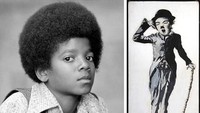 Jika tak jadi penyanyi mungkin Michael Jackson akan beralih sebagai seorang pelukis. Di usianya yang masih 9 tahun, ia sudah melukis potret Charlie Chaplin. (Dok. Ist)