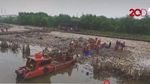 Penampakan Lautan Sampah di Teluk Jakarta dari Langit