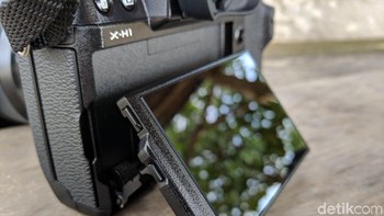 X-H1 juga menjadi mirrorless Fujifilm seri X pertama yang dilengkapi dengan efek simulasi baru bernama ETERNA yang dirancang untuk pengambilan video.   Foto: Adi Fida Rahman/detikINET