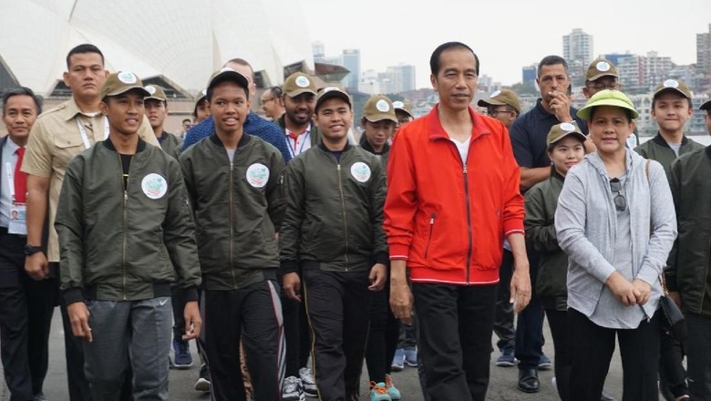 Makan Malam dengan PM Australia, Jokowi Dijamu Ikan Makan Malam dengan PM Australia, Jokowi Dijamu Ikan