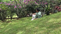 Di sela kesibukannya, Prabowo masih menyempatkan untuk bersantai. Foto: (Dok Facebook Prabowo Subianto).