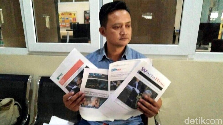 Relawan Ganjar Laporkan 4 Situs Penyebar Hoax Relawan Ganjar Laporkan 4 Situs Penyebar Hoax