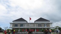 PLBN Skouw mulai dibangun pada 18 Desember 2015 dan sekarang sudah berdiri megahFoto: Danang Sugianto/detikFinance