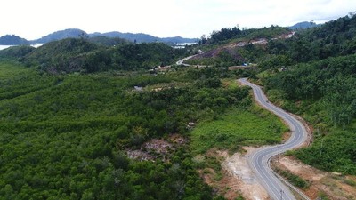 Rancak Bana Jalan ke Raja Ampatnya Sumatera