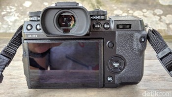 Selain itu X-H1 menjadi pertama yang dibekali mode flicker reduction. Foto: Adi Fida Rahman/detikINET