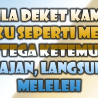Meleleh bila dekat denganmu. Foto: Istimewa