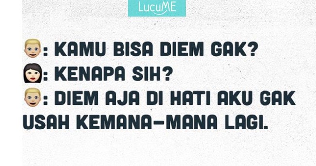 Diam saja di hatinya tak usah pergi kemana-mana. Foto: Istimewa
