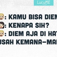 Diam saja di hatinya tak usah pergi kemana-mana. Foto: Istimewa