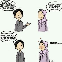 Bisa saja ya si abang gombalannya. Foto: Istimewa