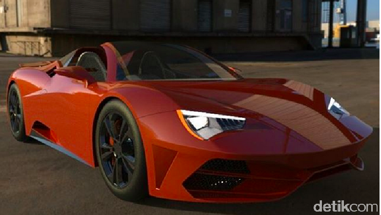 Roadster listrik hasil desain Fahmi Foto: Instagram/fahmi_husaen Roadster listrik hasil desain Fahmi Foto: Instagram/fahmi_husaen