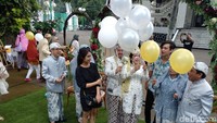 Adipati - Vanesha hadir di pernikahan Almira dan Rangga yang digelar di Masjid Cut Mutia, Menteng, Jakarta Pusat. Foto: Mahardian Prawira Bhisma