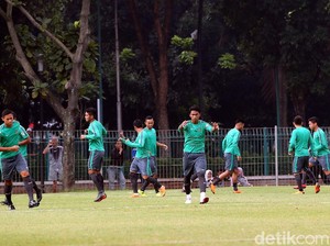 Empat Pemain Ini Jalani Sesi Khusus Usai Latihan Timnas U-23