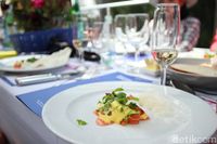 Kuliner bertema Asia yang disajikan (Randy/detikTravel)