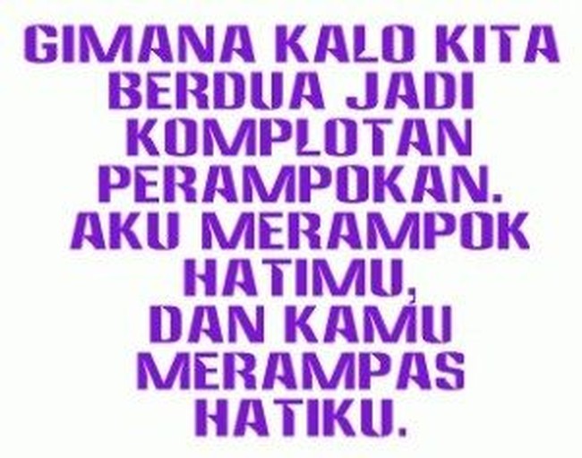 Waspada komplotan perampok hati. Foto: Istimewa