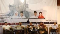 Survei Poltracking Indonesia menunjukan elektabilitas pasangan Khofifah Indar Parawansa-Emil Dardak dalam Pilkada Jawa Timur 2018.
