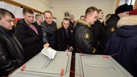 Ada tujuh kandidat capres lainnya yang menantang Putin dalam pilpres ini. Foto: Yuri Maltsev/Reuters