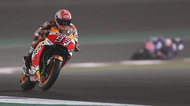 Marc Marquez tampil tanpa cela di MotoGP Amerika Serikat.