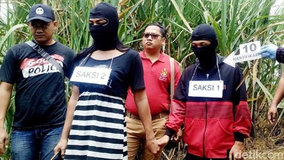Suasana Reka Ulang Tewasnya Wakil Ketua DPC PPP Jombang
