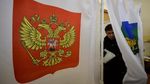 Penampakan Bilik Suara Pilpres Rusia yang Tertutup Tirai