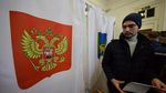 Penampakan Bilik Suara Pilpres Rusia yang Tertutup Tirai