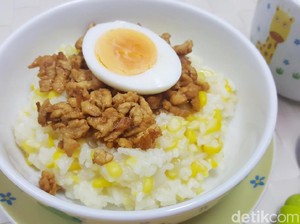 Ajak si Kecil Bikin Bubur Jagung Ayam Cincang Yuk, Bun